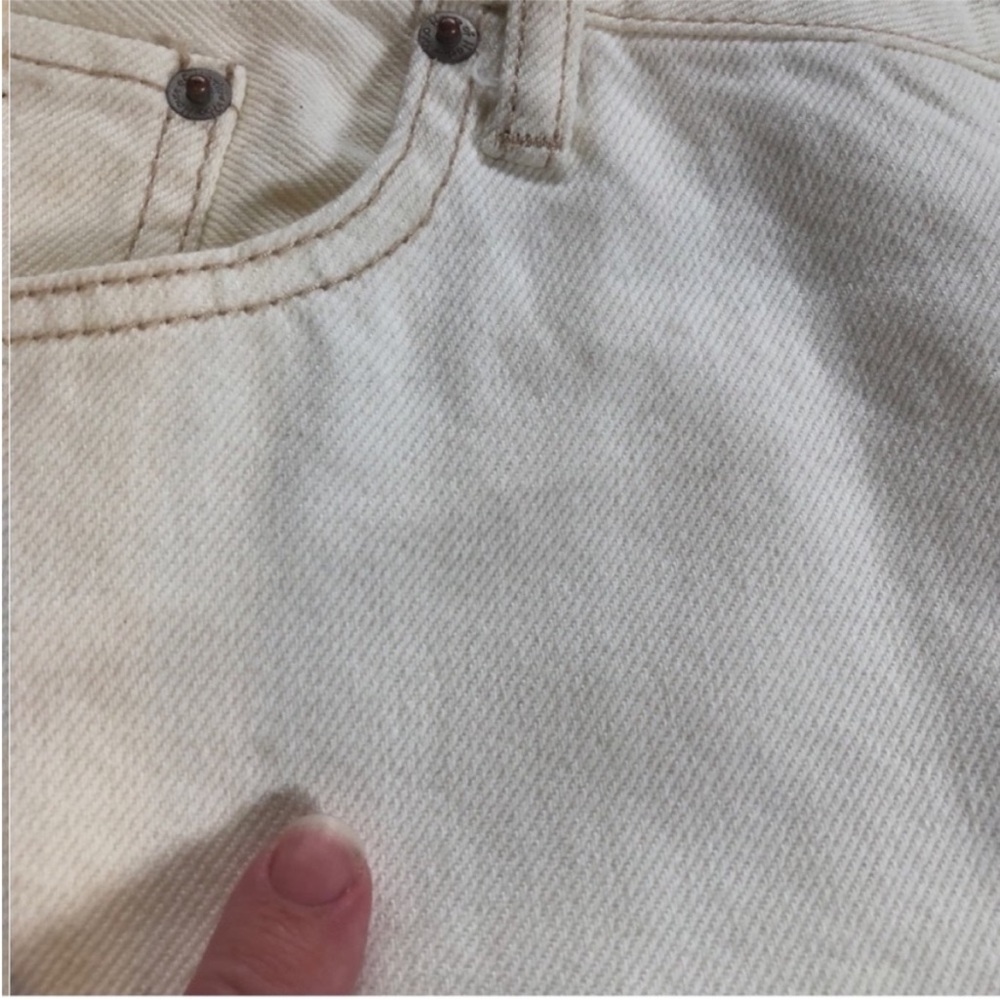 House of Harlow 1960 Cream Bermudas Frayed Hem - Picture 8 of 9